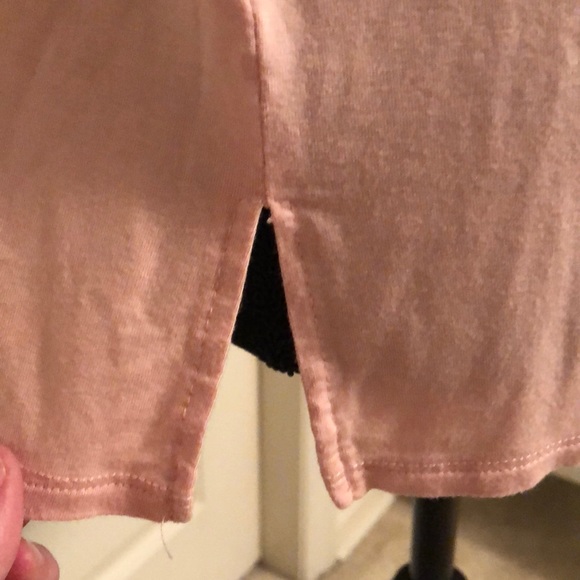 Cable & Gauge Short Sleeve-Flutter Sleeve Pink Top Medium - Picture 3 of 8